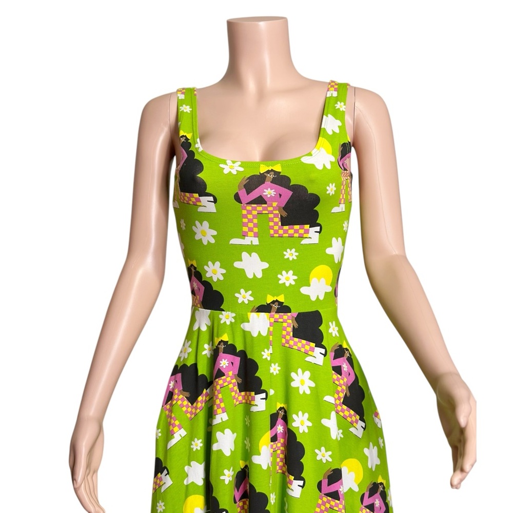NOOWORKS Vacation Dress, Checkered Ladies, Small - Picture 6 of 10